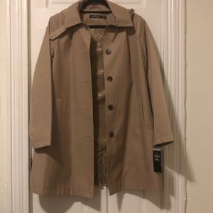Ralph Lauren Tan Rain Coat with Hood